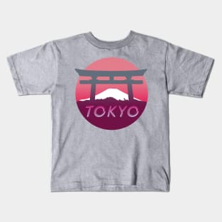 Tokyo Line Rose Kids T-Shirt